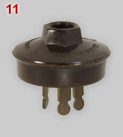 Marcolite Bakelite 10A plug