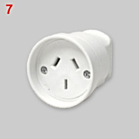 Standard Australasian 10A cord extension socket