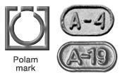 Polish Polam,  A-type marks