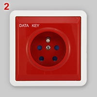 Polish non-standard DATA KEY type E socket