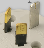 Straight blade plug made by Elto