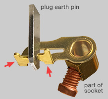 Straight blade contact clips made by HPM