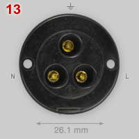 Belling Lee 10A-250V inlet