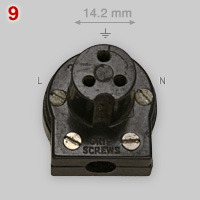 Bulgin 1.5A 3-pin plug