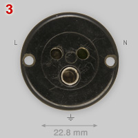 Bulgin 5A 3pin outlet