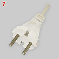 Russian non-earthed plug