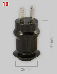 Russian 2-pole 36V plug