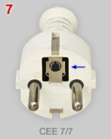 CEE 7/7 hybrid plug