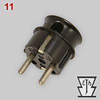Schuko plug made by Erich Jaeger