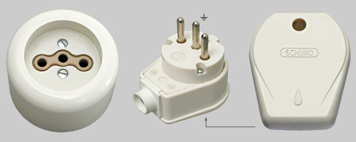SCHUKO 25A-250V plug