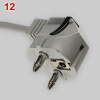 Kalthoff special Schuko plug that can be locked in socket