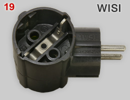 WISI multi-plug with angled outlets