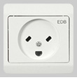 Danish EDB socket, small