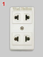 Thai socket for type not earthed plugs
