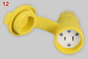 Leviton Wetguard 5-15R connector