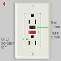 NEMA 5-15R with GFCI