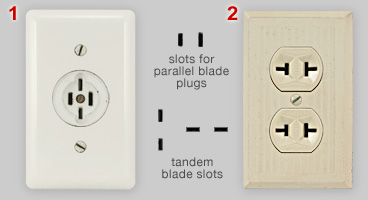 Automatic Side Outlet Plug - Non Polarized - White