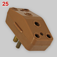 Procast 15A 2-way adapter plug